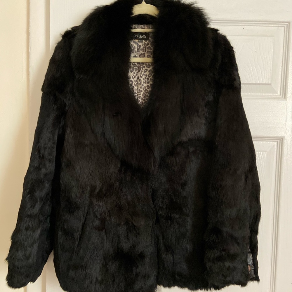 Real fur coat